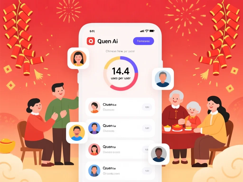 为什么2026春节千问AI DAU突破7352万？节日效应与技术整合的双重引爆
